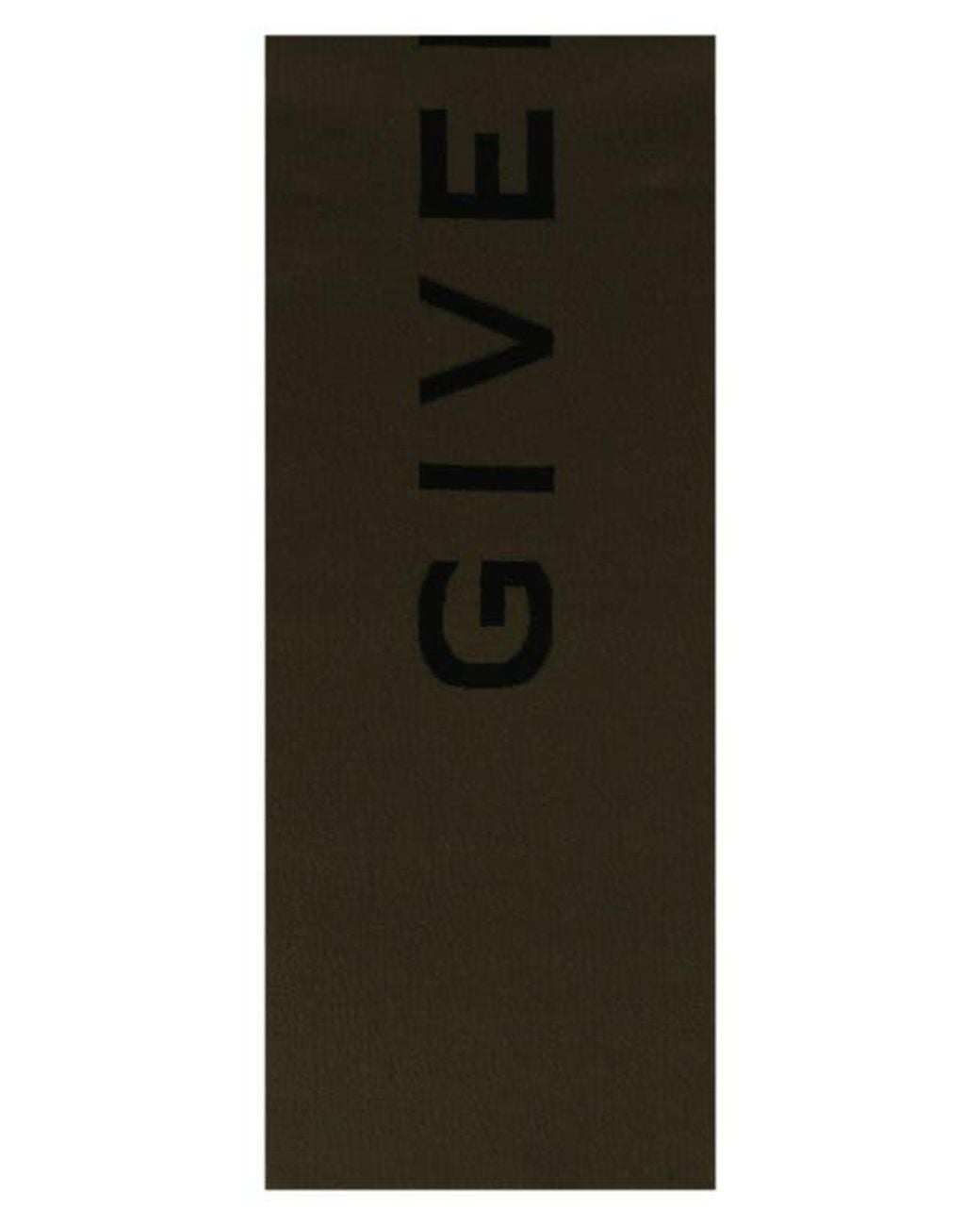 Givenchy Green Double Face 4G Wool & Cashmere Scarf for men