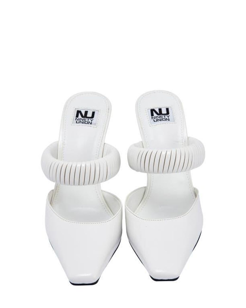 Ninety Union White Luna Mule Pump