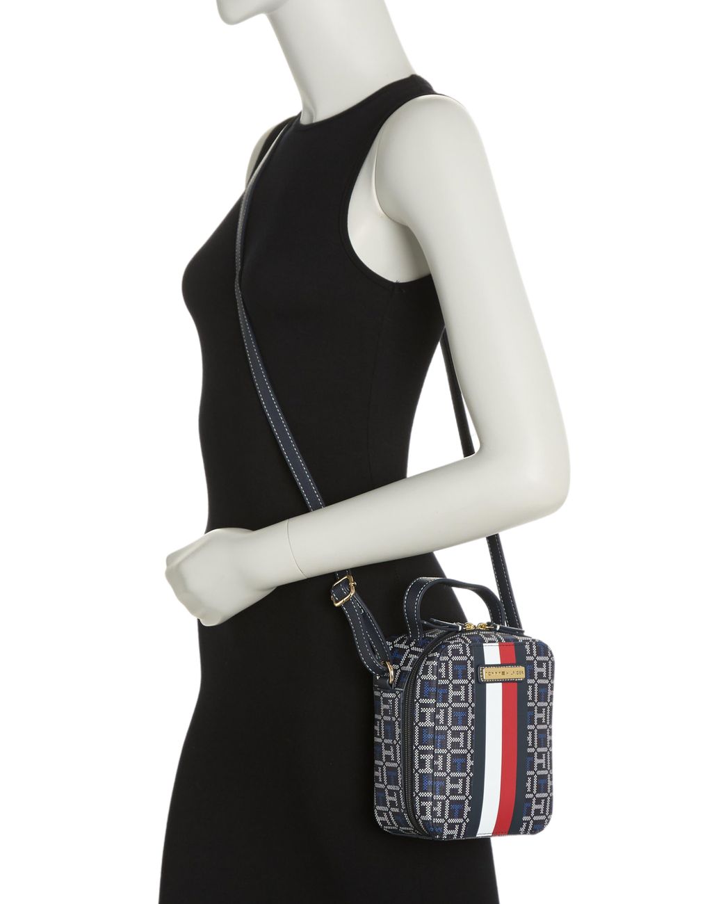 Tommy Hilfiger Ainsley Ii Monogram Crossbody Bag in Black Lyst