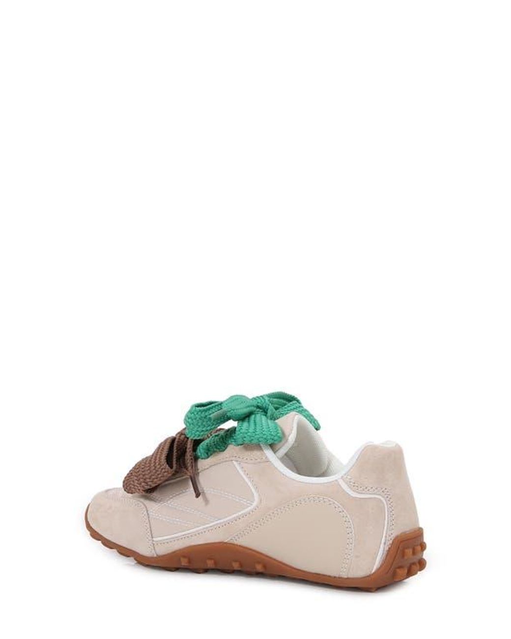 BERNESS Green Ribbon Lace Sneaker