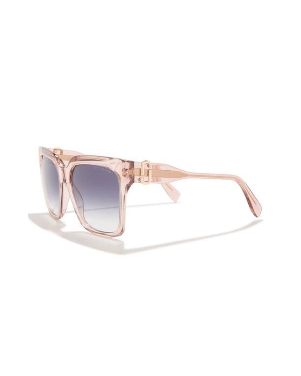 Marc Jacobs Purple 53Mm Gradient Rectangular Sunglasses