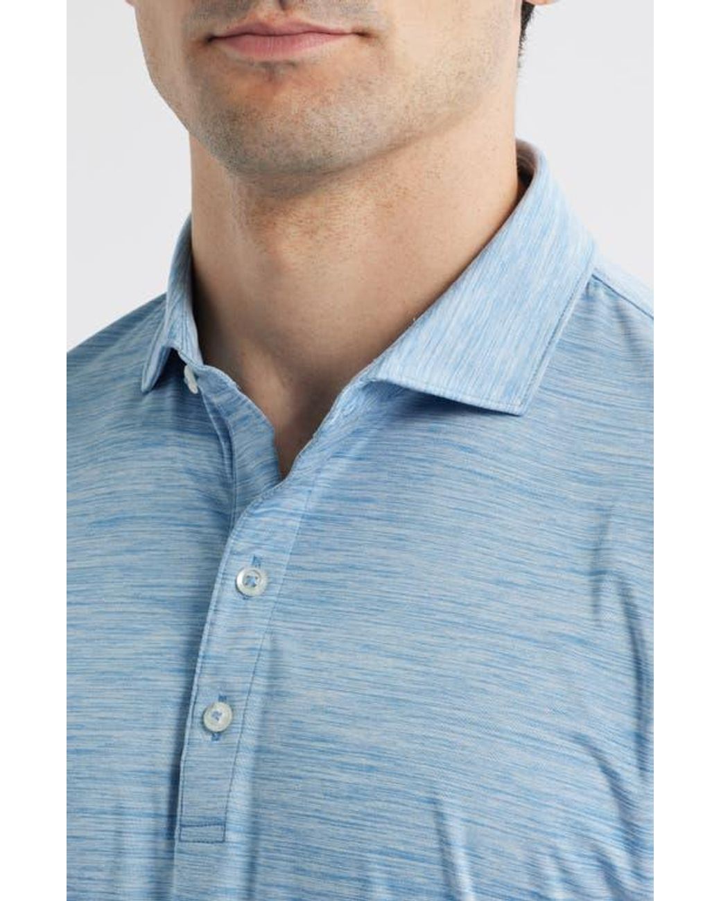 Johnnie-o Blue Huron Prep-Formance Polo for men