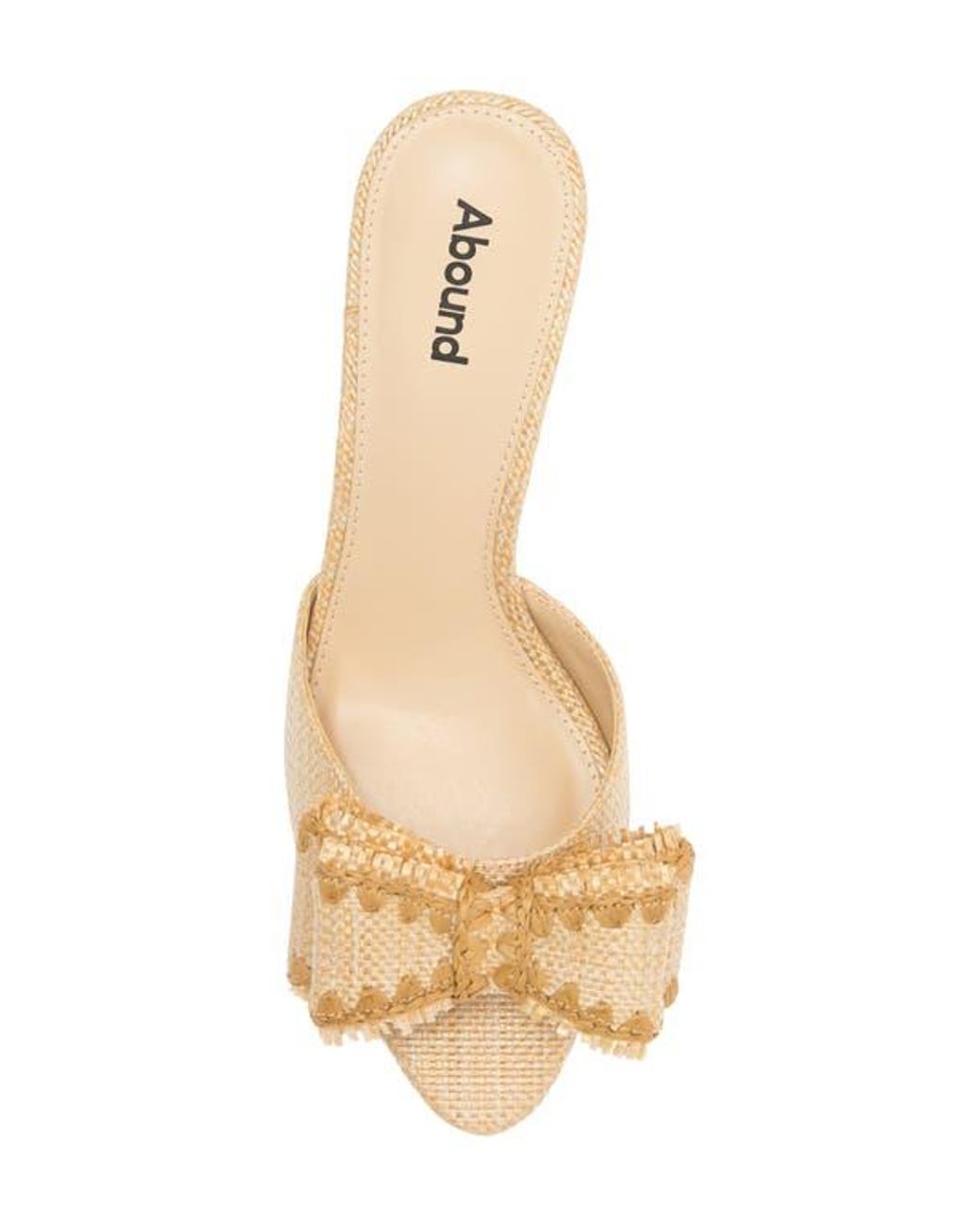 Abound Natural Janice Raffia Bow Sandal