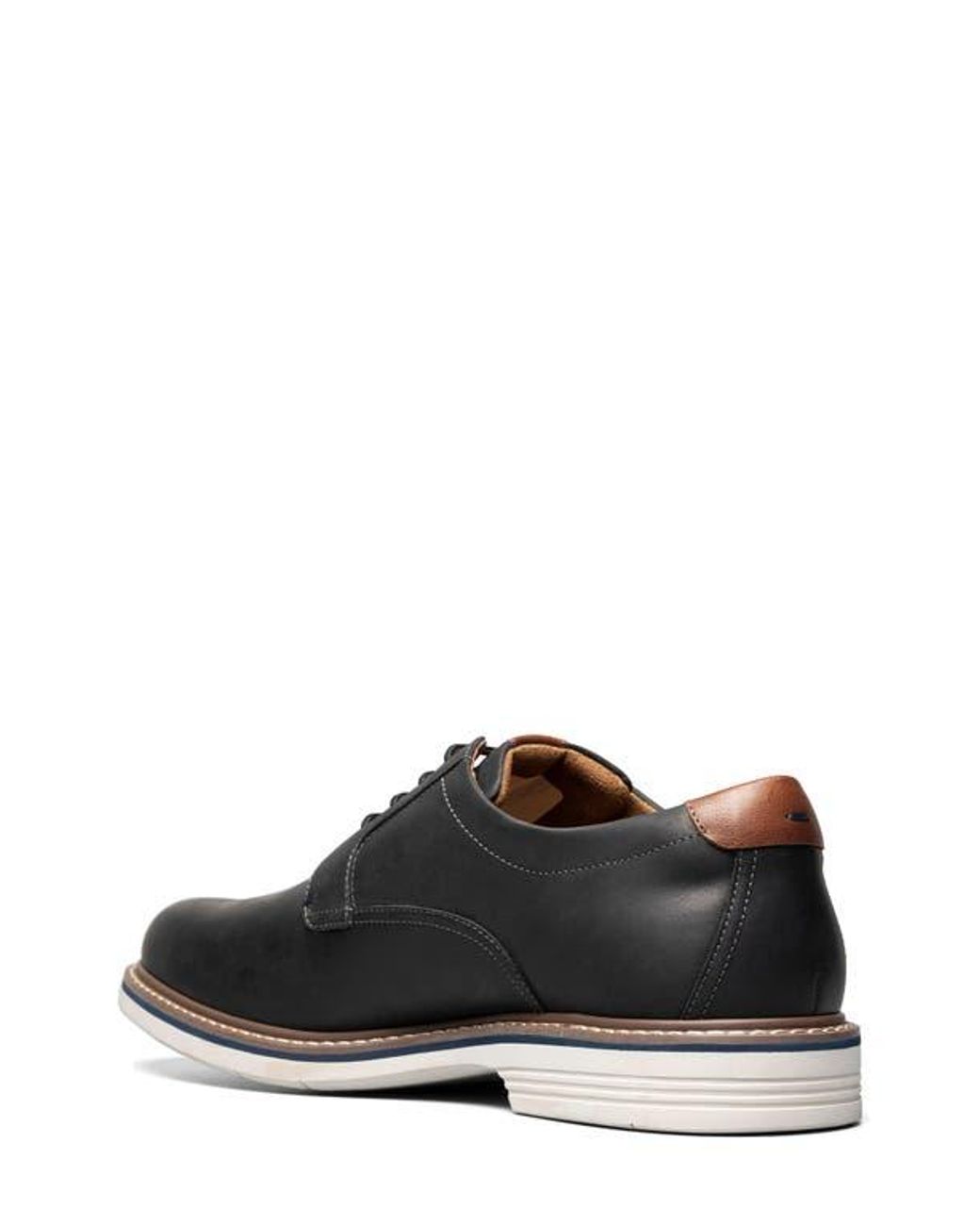 Florsheim Black Norfolk Plain Toe Derby for men