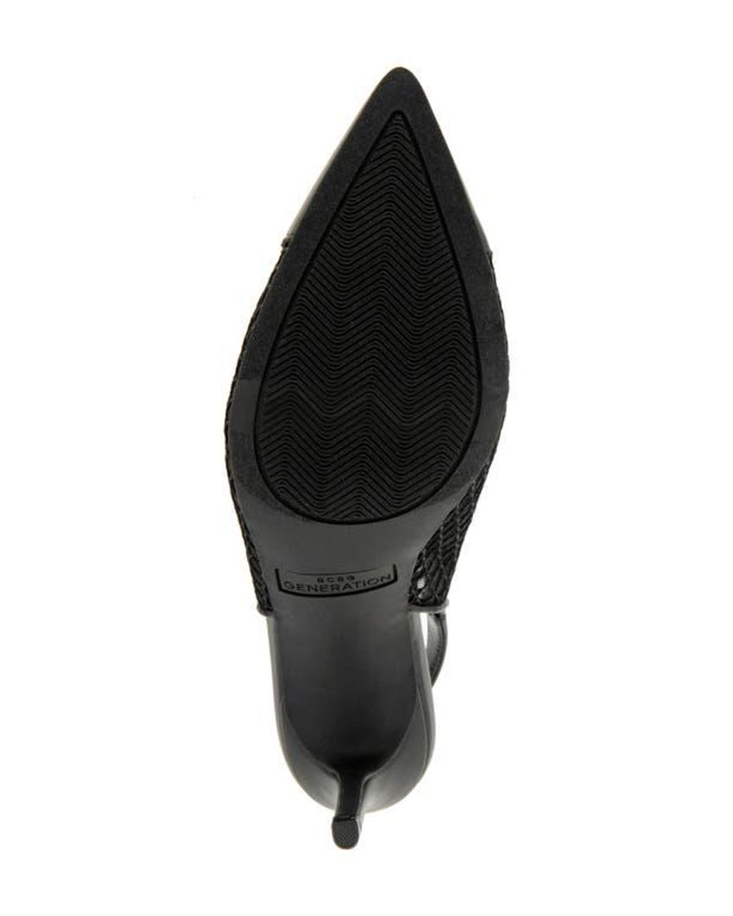 BCBGeneration Black Bridget Pointed Toe Slingback Pump