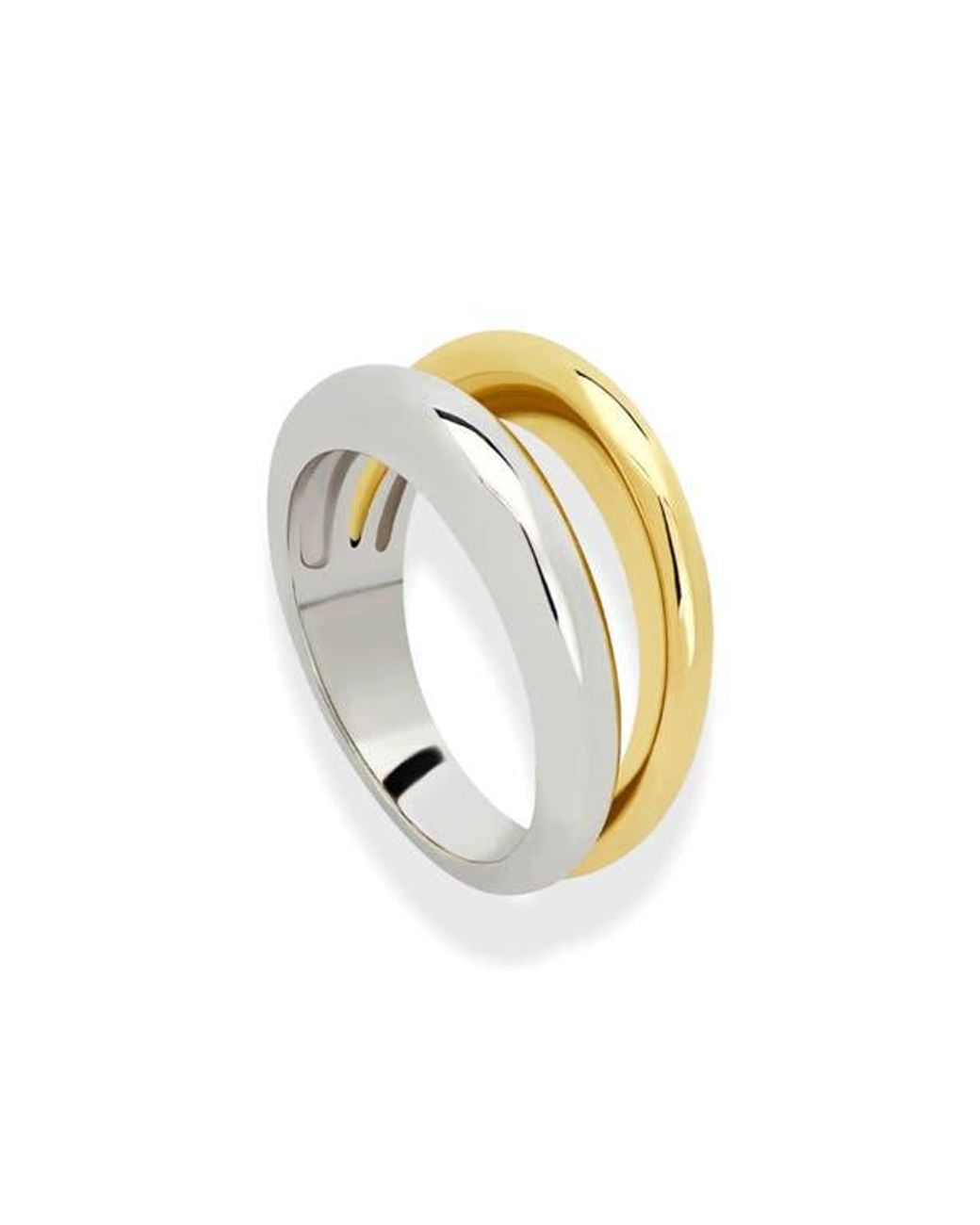 MOD AND JO Metallic Kyle Two-Tone Open Ring