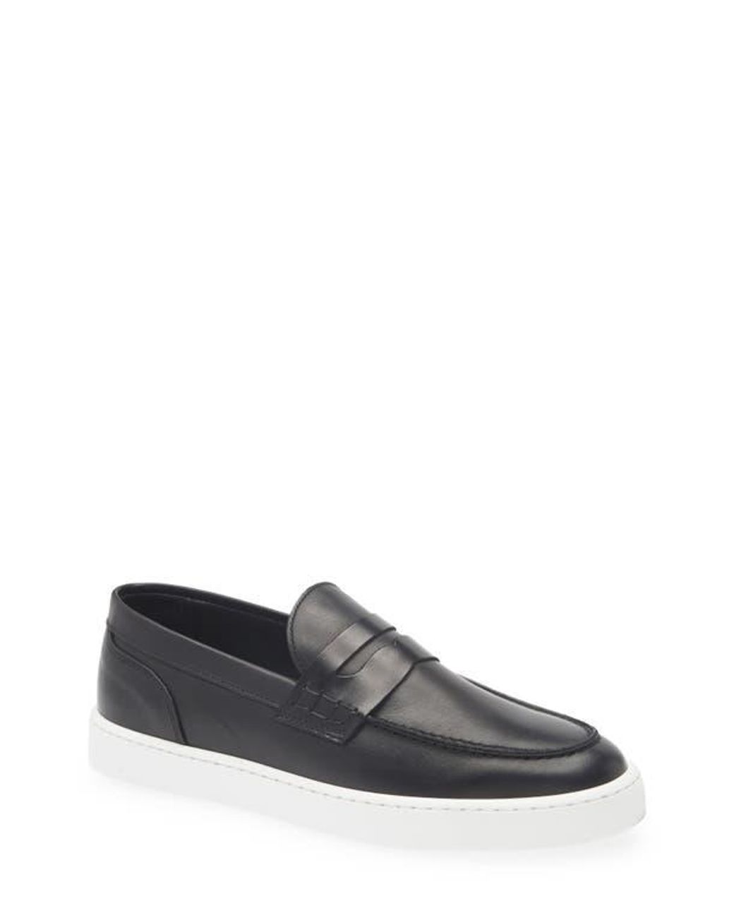 Bruno Magli Daniel Penny Loafer in Gray for Men | Lyst