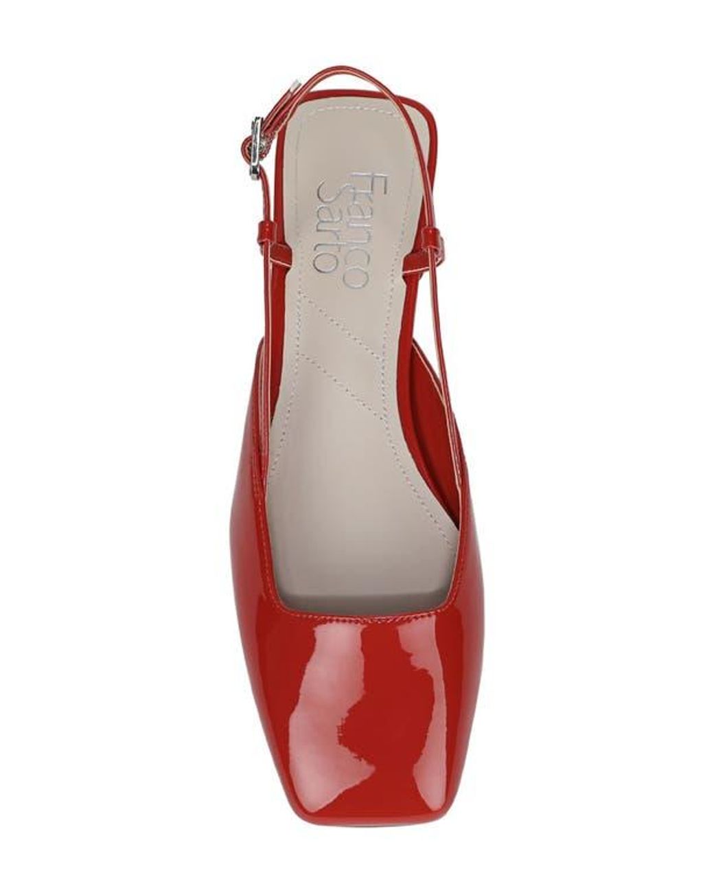 Franco Sarto Red Tadella Slingback Flat