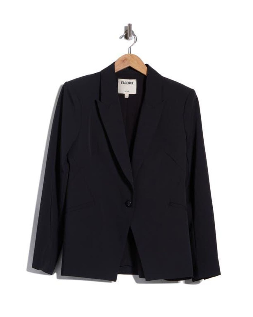 L'Agence Black Sheila Structured Blazer