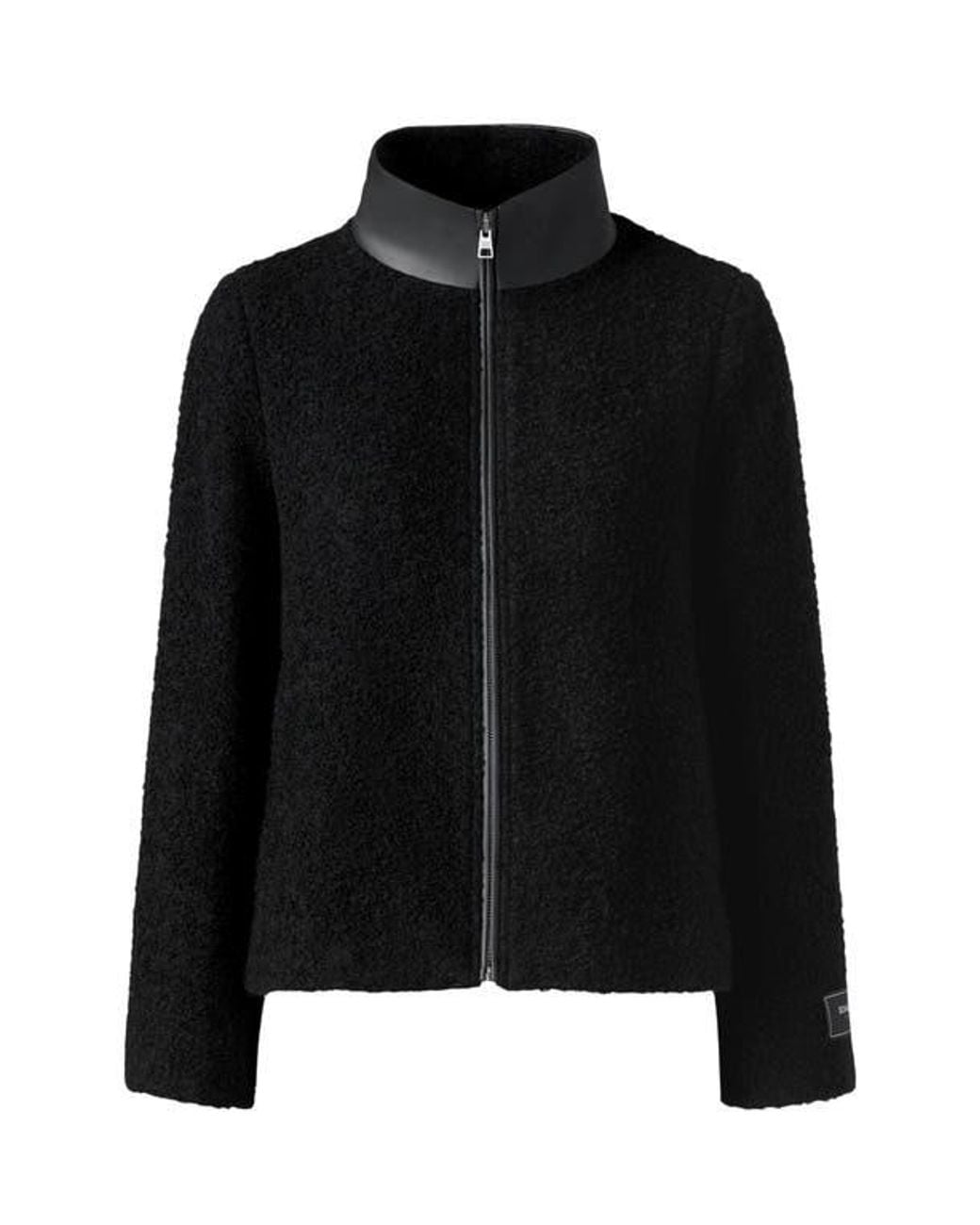 SOIA & KYO Black Kaitlyn Zip Jacket