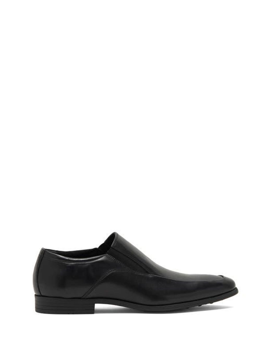 Gordon Rush Black Jackson Slip-On Leather Loafers for men