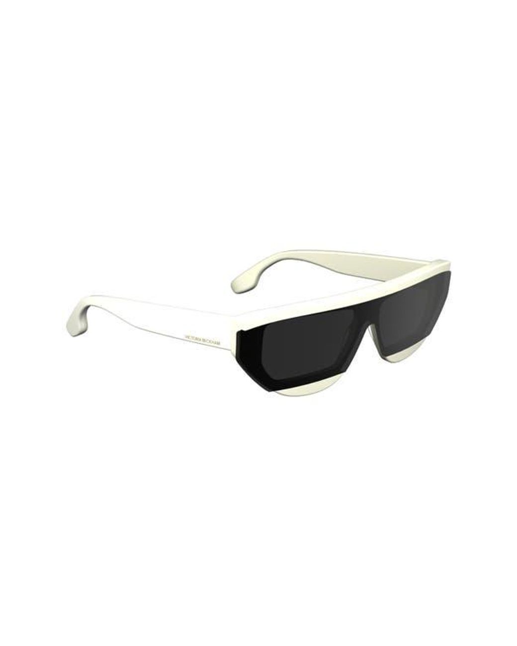 Victoria Beckham 53Mm Guilloche Shield Sunglasses in Black 