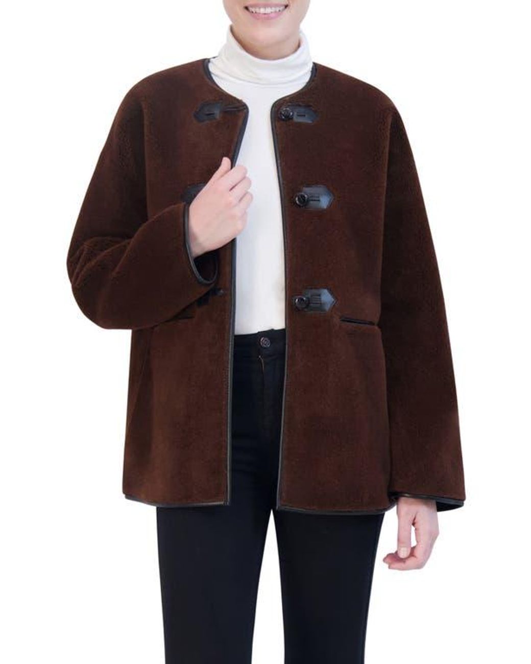 REBECCA MINKOFF Faux Fur Puffer Jacket main image 0