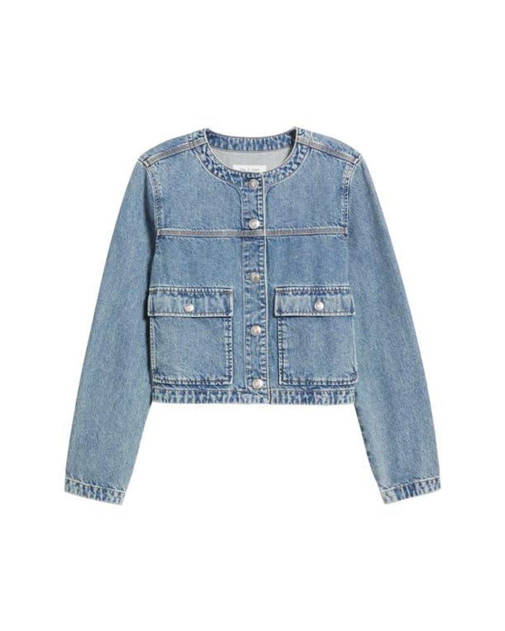 Rag & Bone Blue Drew Denim Jacket