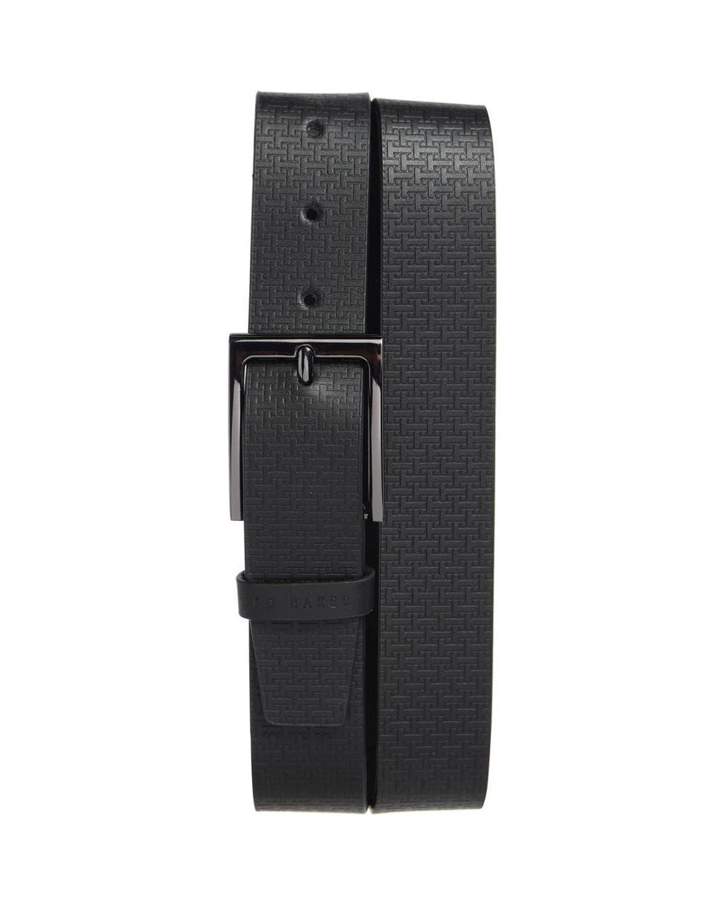 Ted Baker Black Leather Belt for men