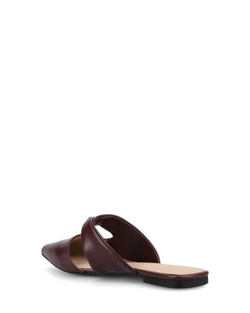 Journee Collection Brown Enniss Flat Mule