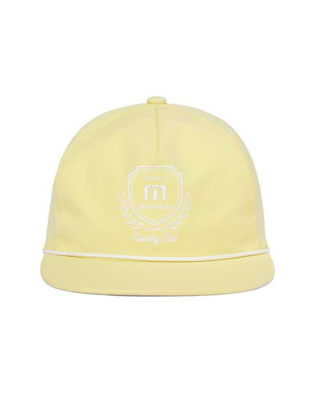 Travis Mathew Yellow Local Favorite Snapback Baseball Cap for men