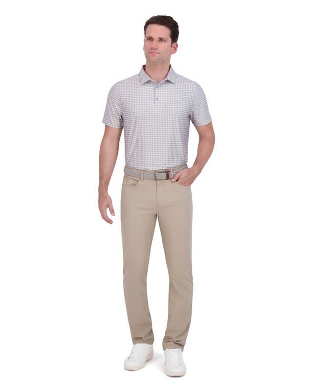 Ben Sherman Natural Solid 4-Way-Stretch Tech Golf Pants for men