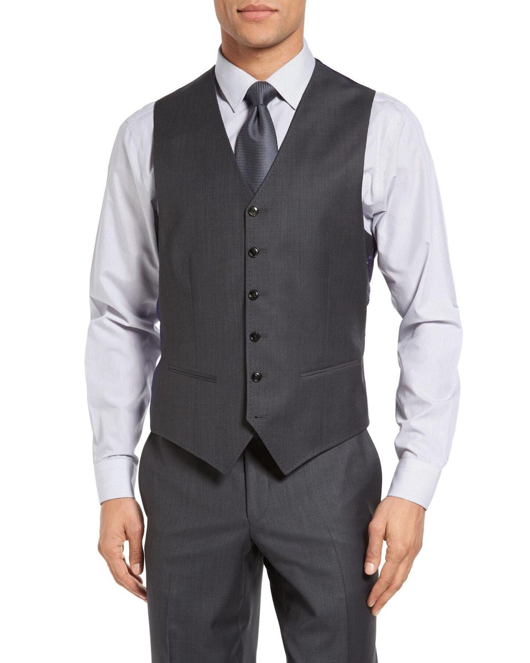 ted baker charcoal waistcoat