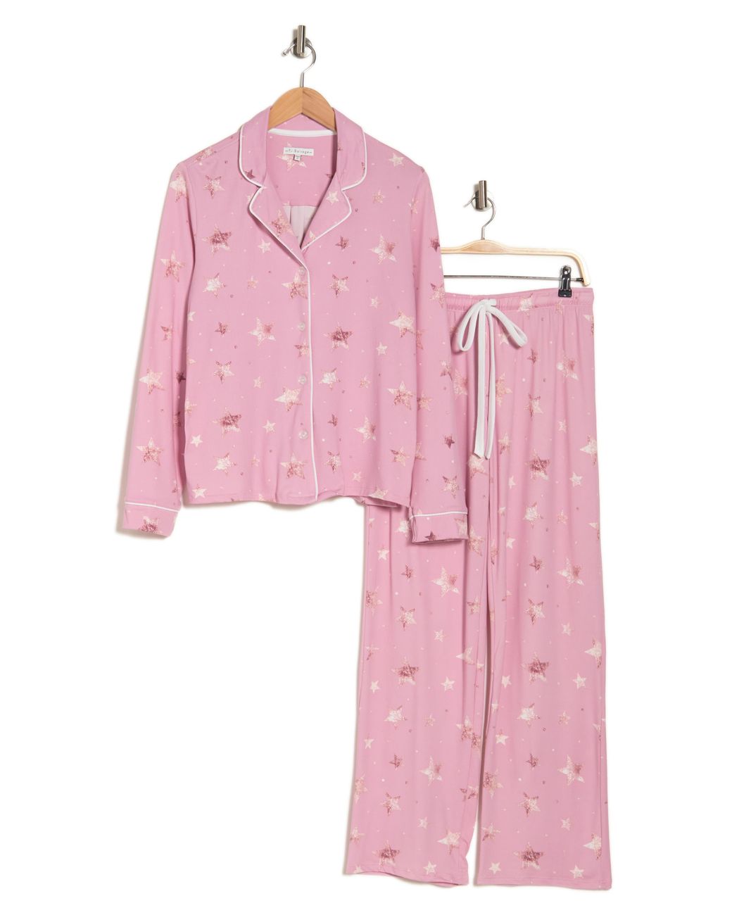 Pj Salvage Long Sleeve Knit Pajamas in Pink Lyst