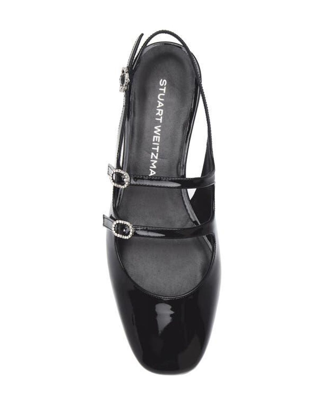 Stuart Weitzman Black Claris Slingback Mary Jane