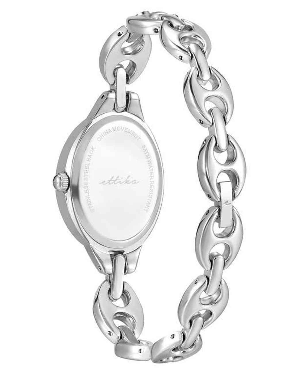 Ettika Oval Mariner Chain Watch in Metallic | Lyst display picture 1