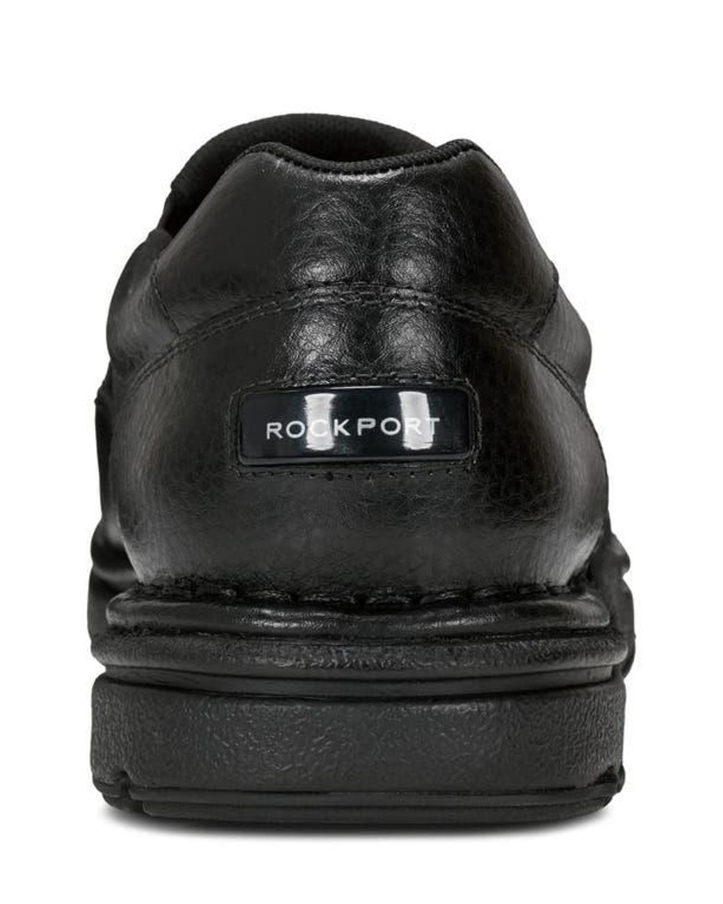 Rockport Black Eureka Slip-On for men