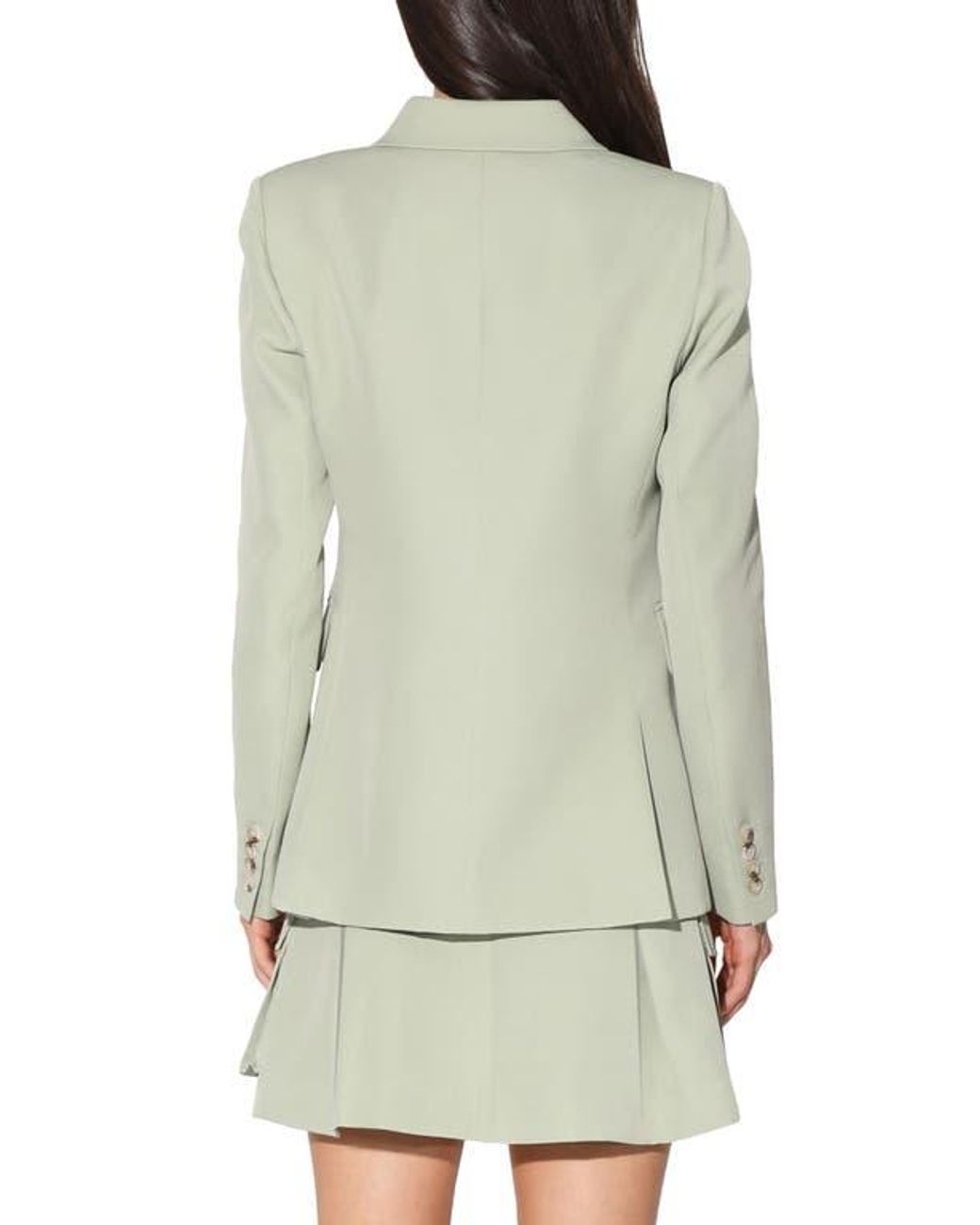 Walter Baker Green Tilda Double Breasted Blazer Jacket