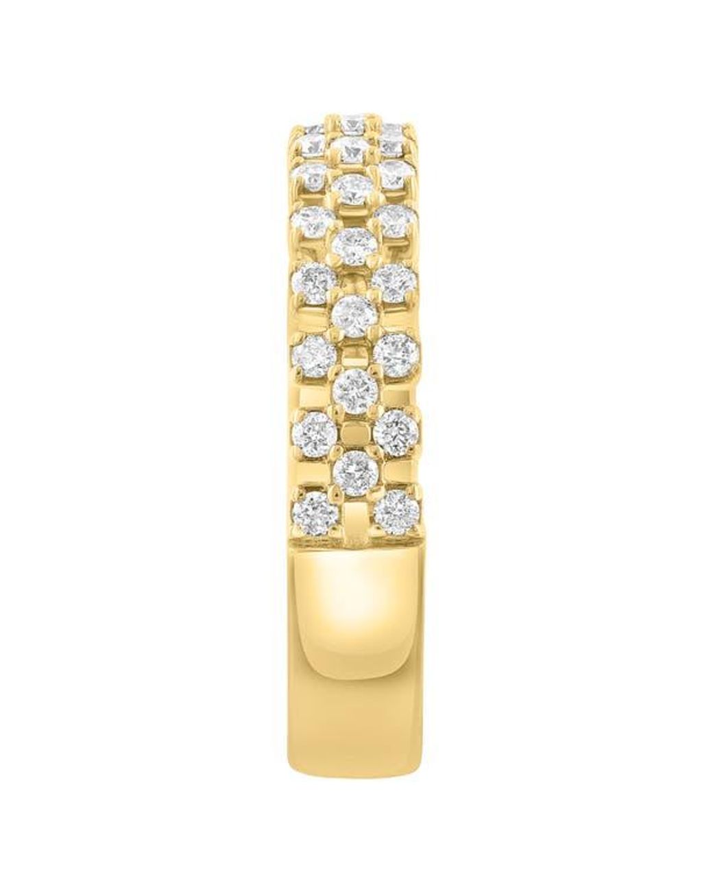 Effy Metallic Diamond Stacking Ring