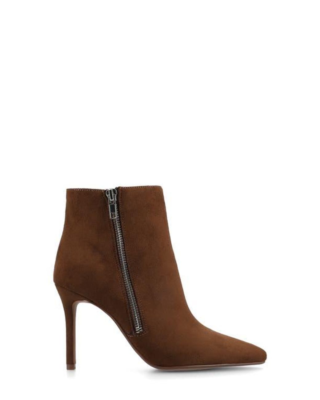 Journee Collection Brown Leyna Zip Boot