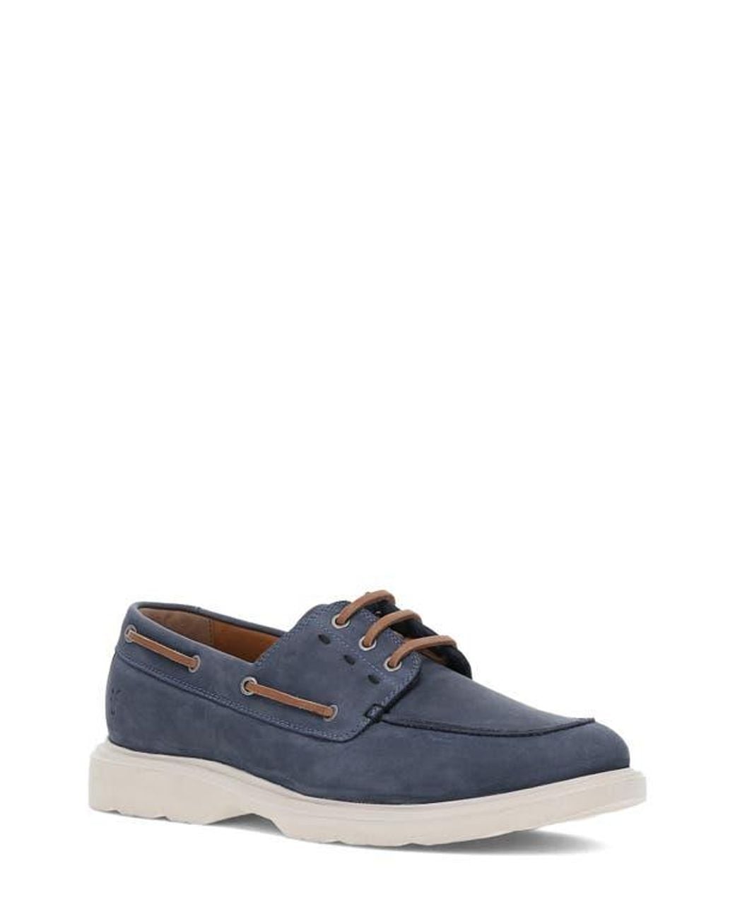 Frye Blue Connor Boat Shoe for men