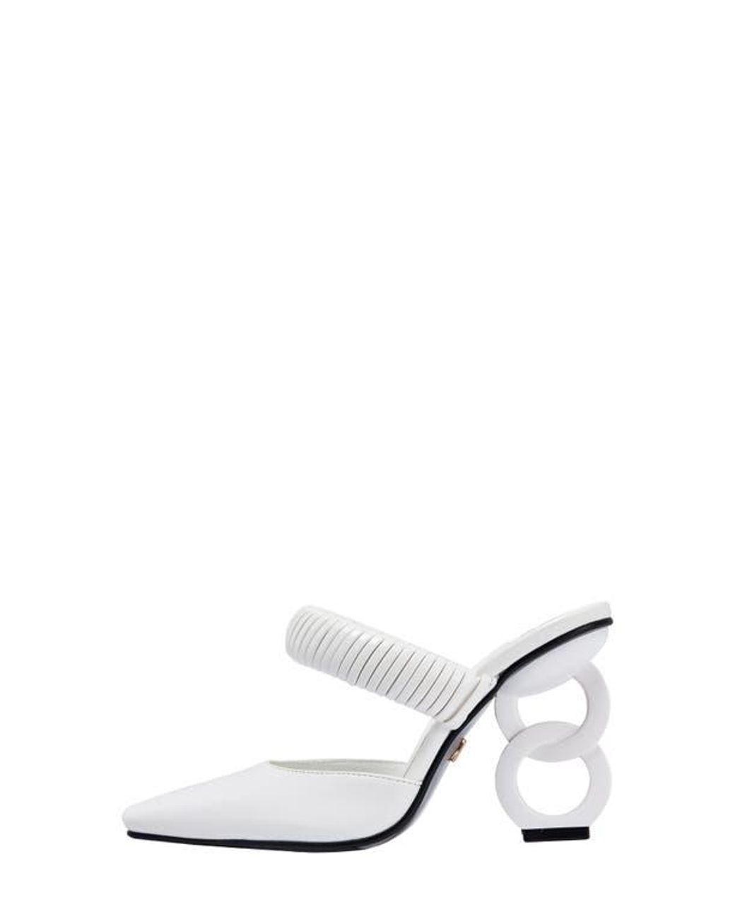 Ninety Union White Luna Mule Pump