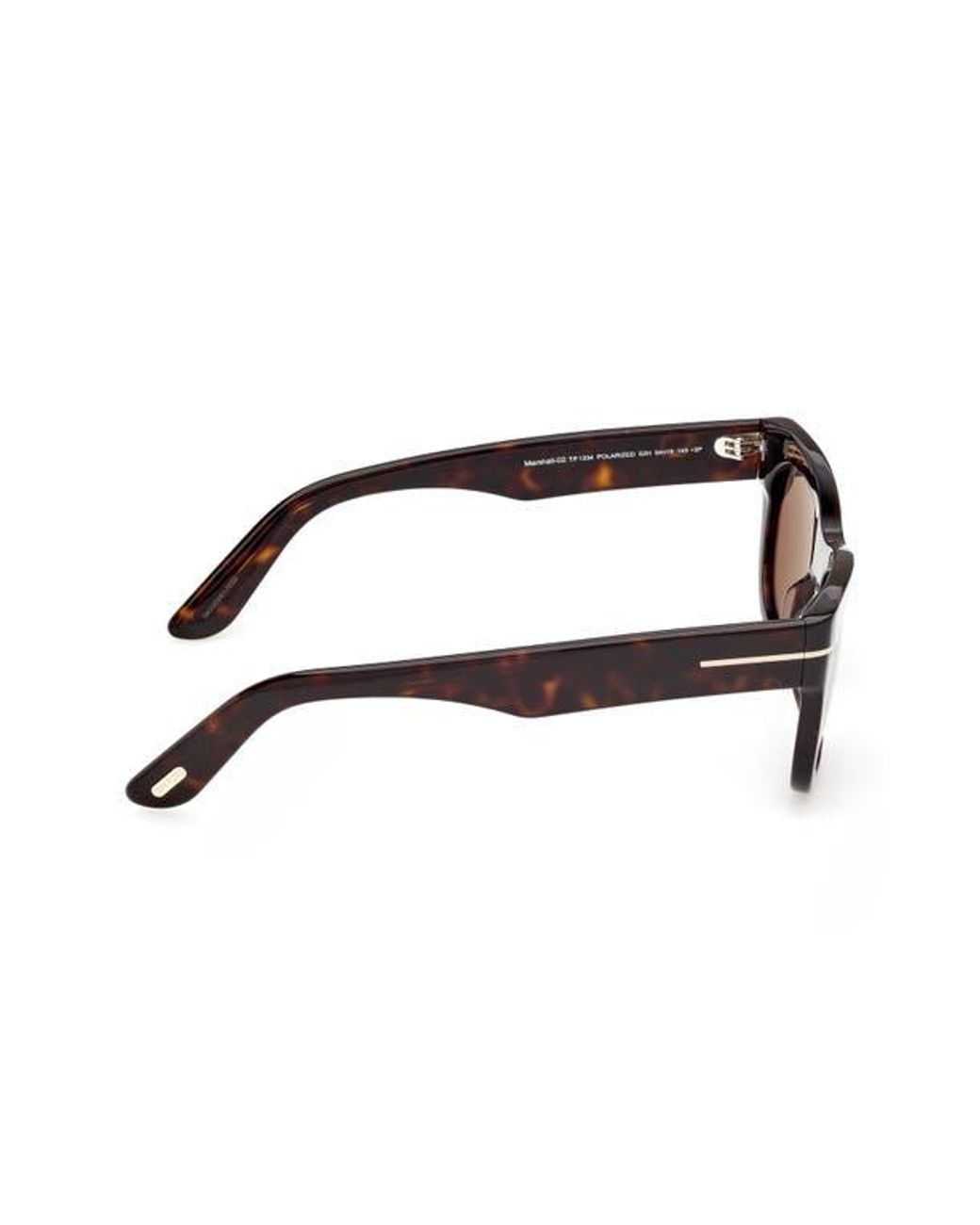 Tom Ford Brown 54Mm Polarized Rectangular Sunglasses for men