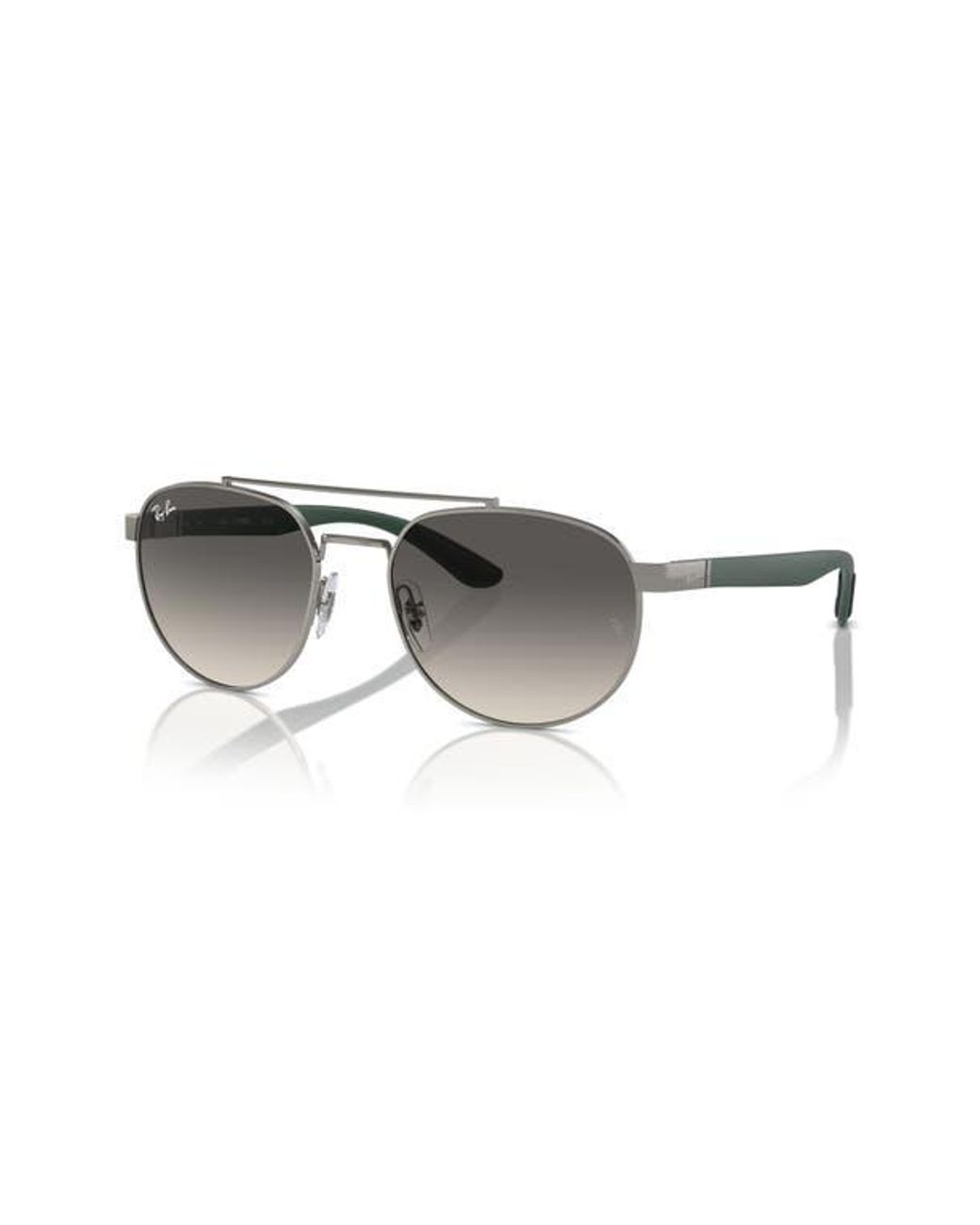 Ray-Ban Gray 56Mm Gradient Irregular Sunglasses for men