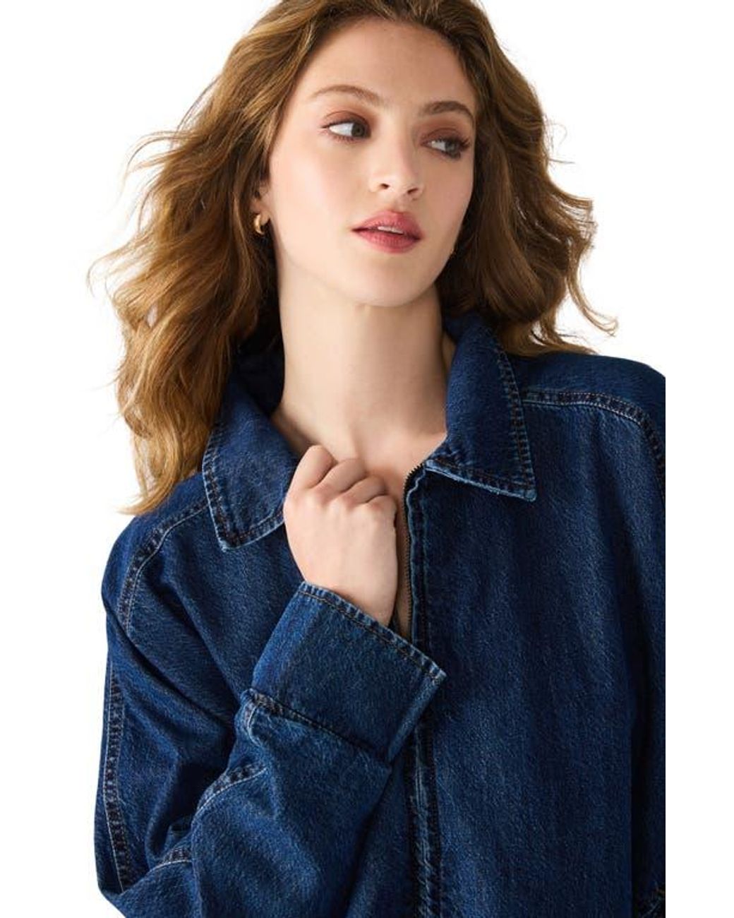 Steve Madden Blue Mackey Denim Jacket