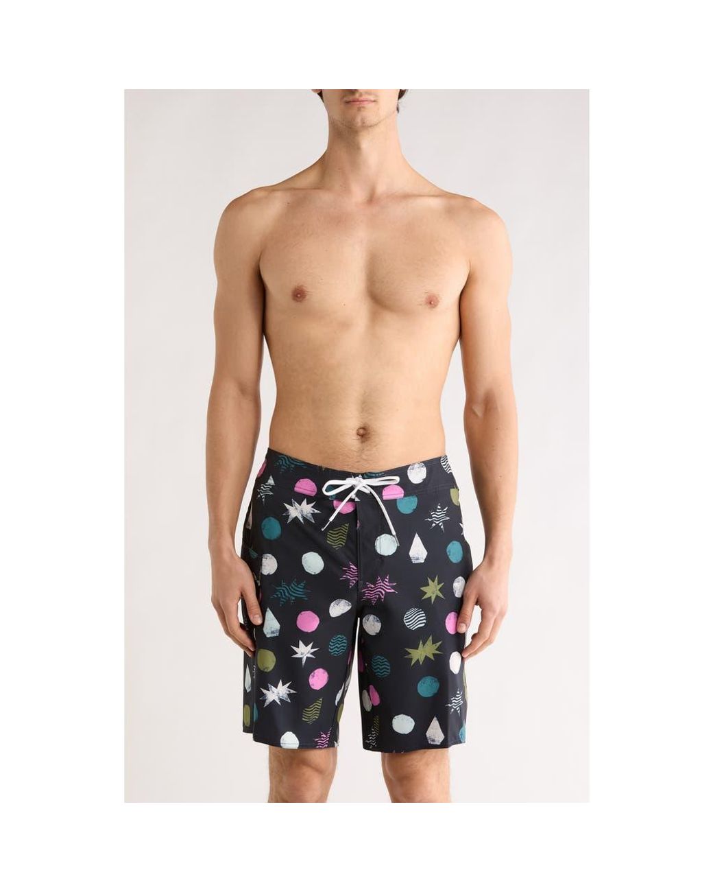 Volcom Black Manic Board Shorts for men