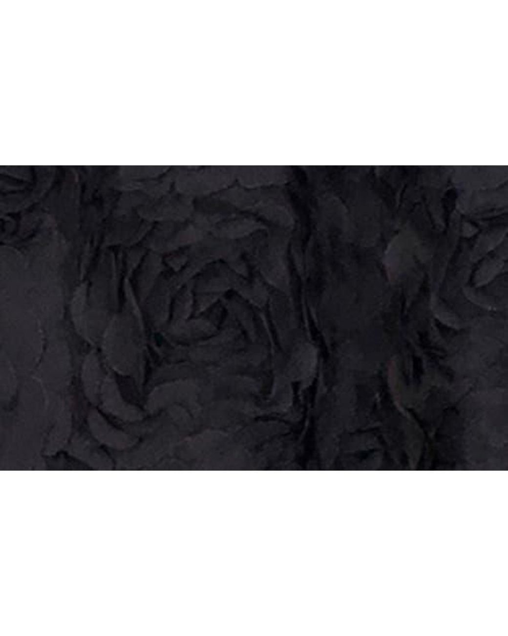 Kensie Black Rosette Minidress