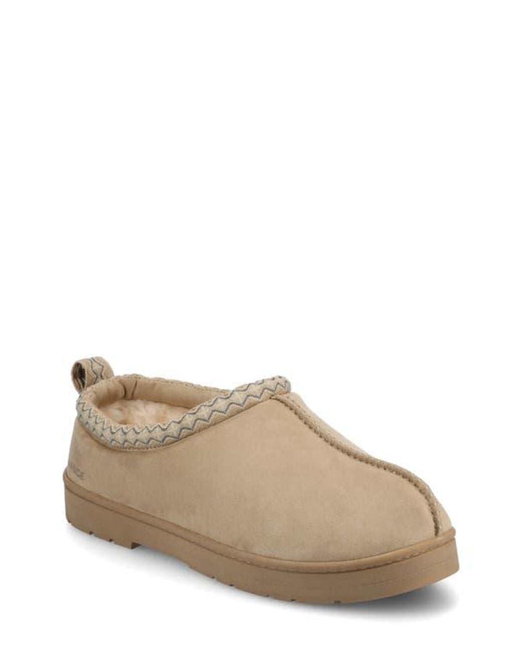Vance Co. Natural Lance Leather Slipper for men