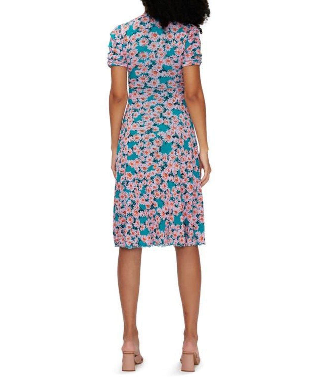 Diane von Furstenberg Blue Koren Reversible Dress