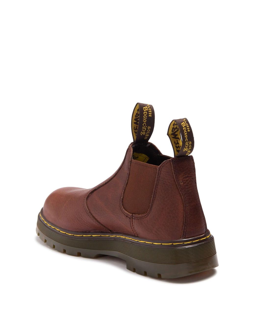 Dr. Martens Extra Wide Rivet Boot in Brown for Men | Lyst