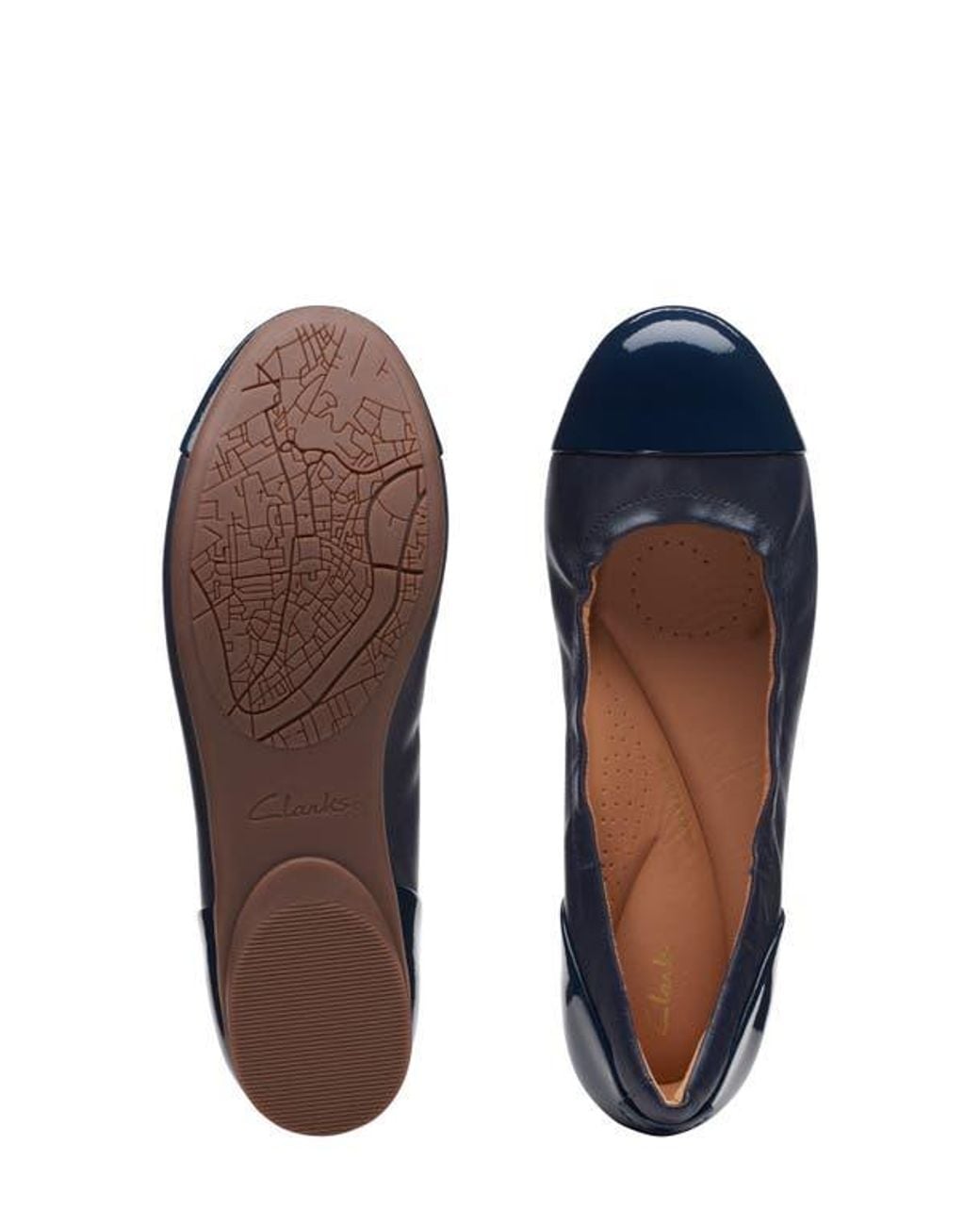 Clarks Blue Rena Jazz Flat