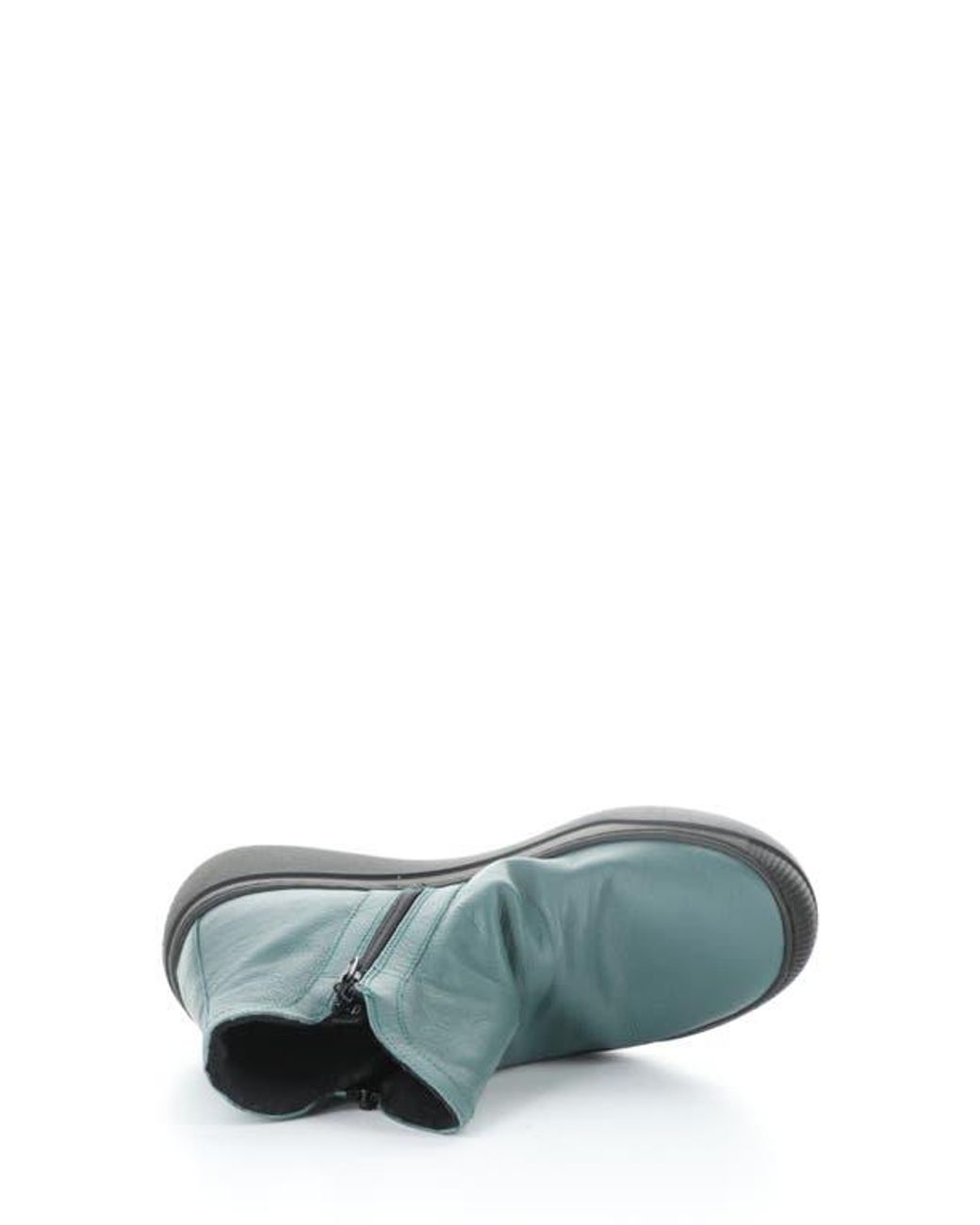 Softinos Blue Abil Platform Wedge Bootie