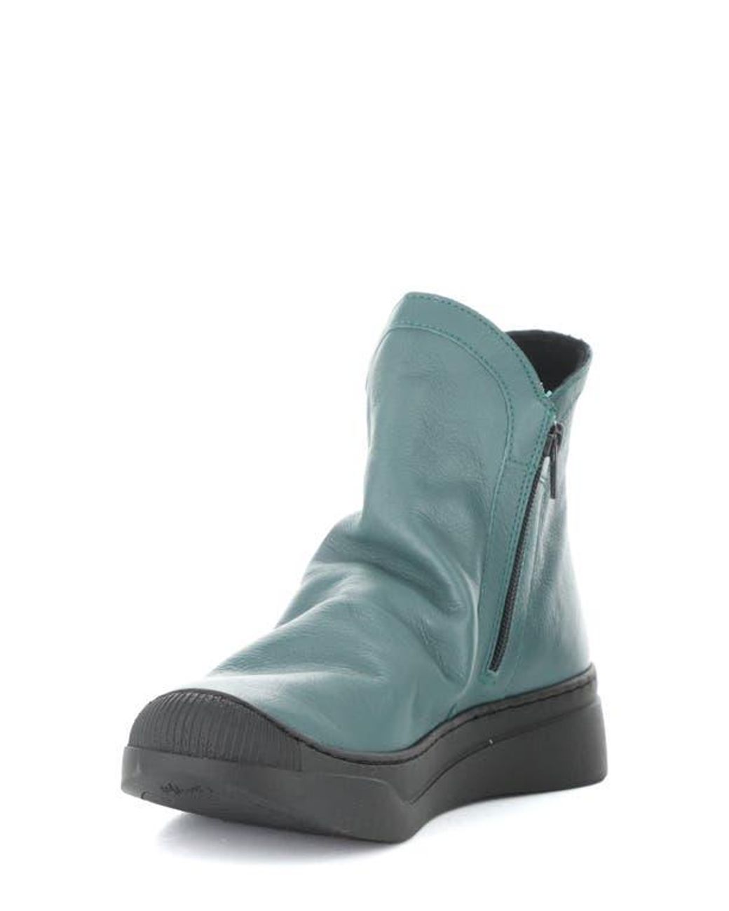Softinos Blue Abil Platform Wedge Bootie