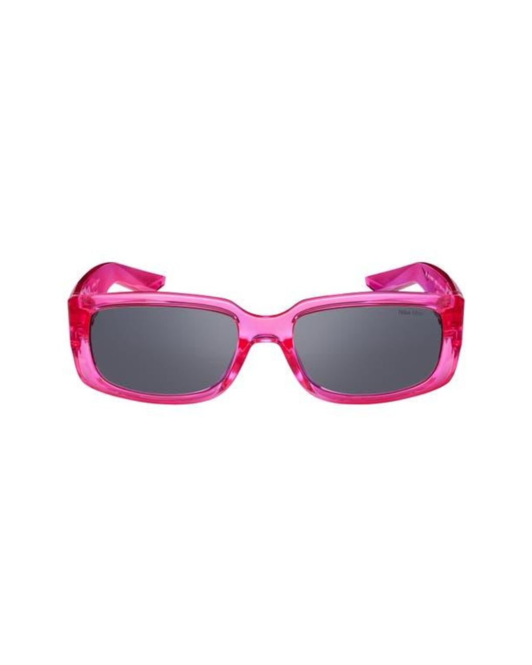 Nike Red Variant I 56Mm Rectangle Sunglasses