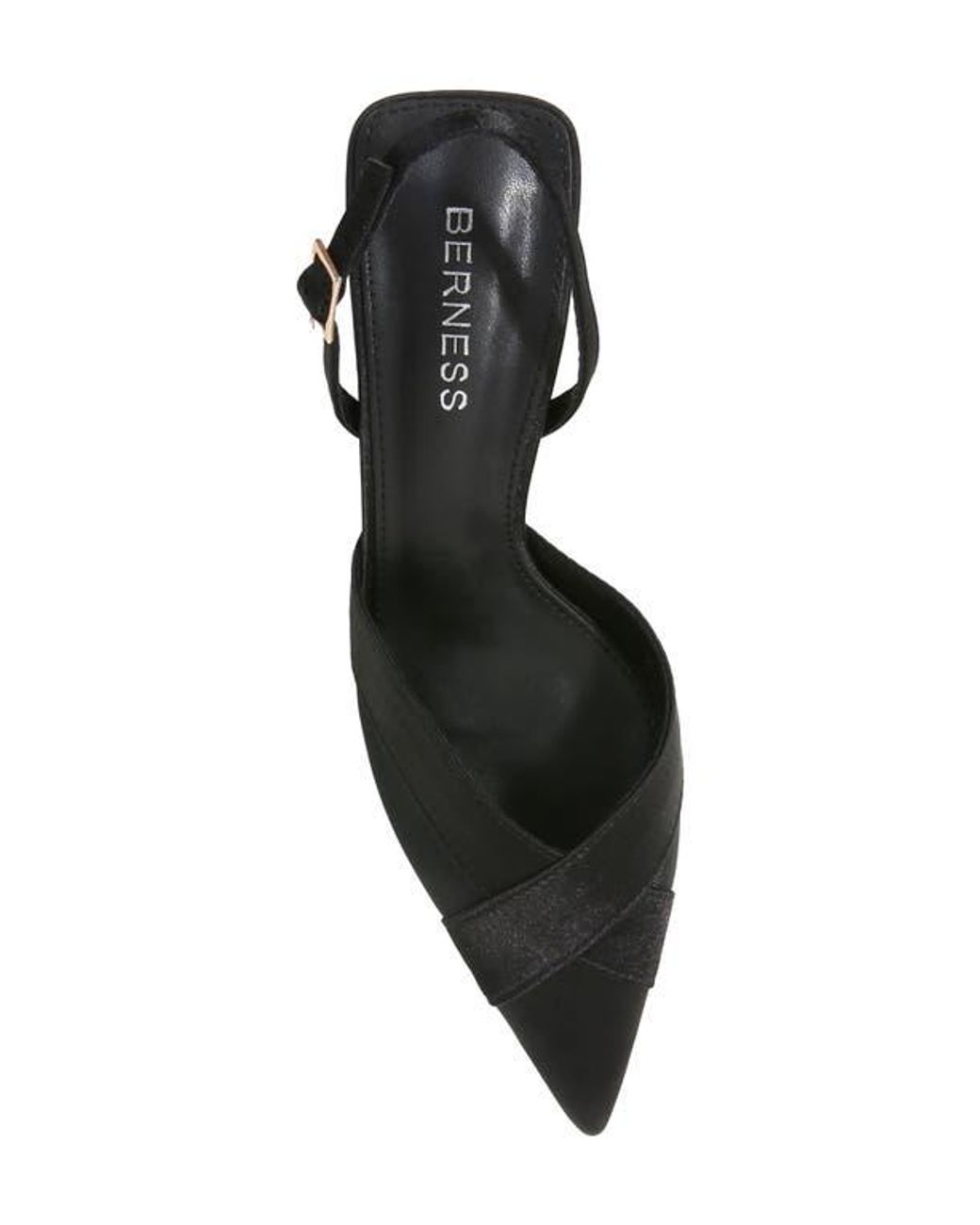 BERNESS Black Hailee Slingback Pump