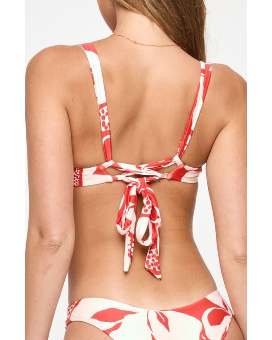 LSPACE Pink Mako Underwire Bikini Top