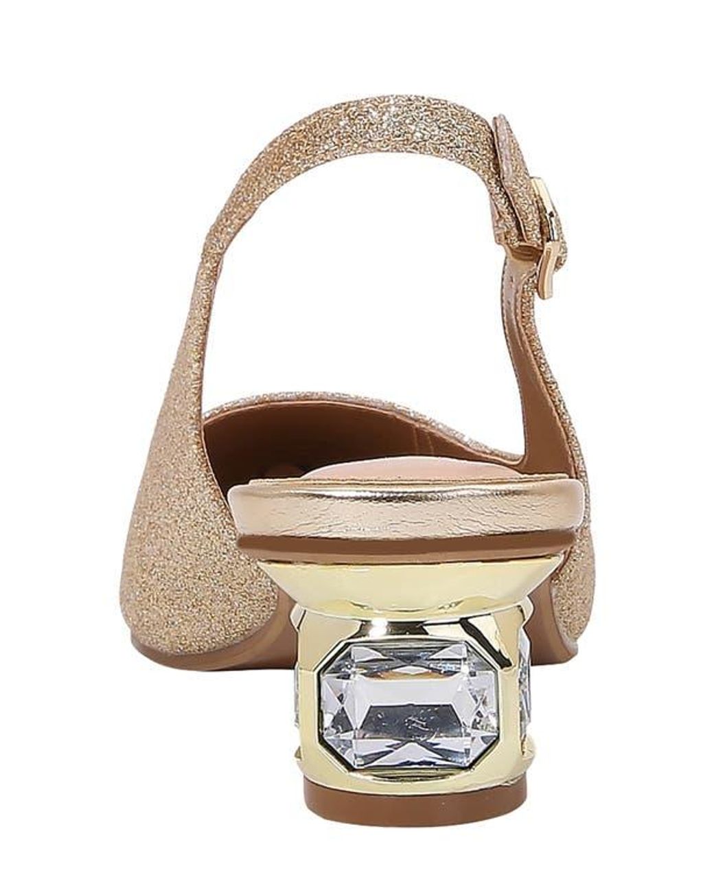 Lady Couture Natural Saphire Pointed Toe Slingback Pump
