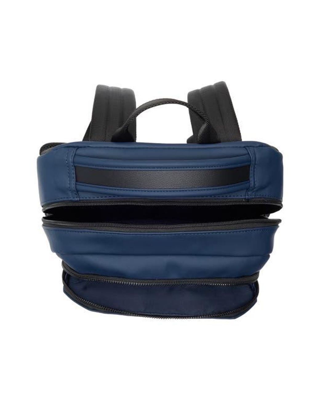 Bonobos Blue Rubberized Backpack for men