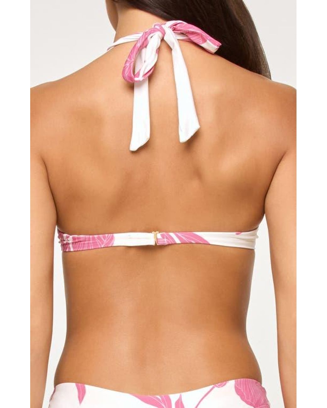 LSPACE Pink Isa Underwire Bikini Top