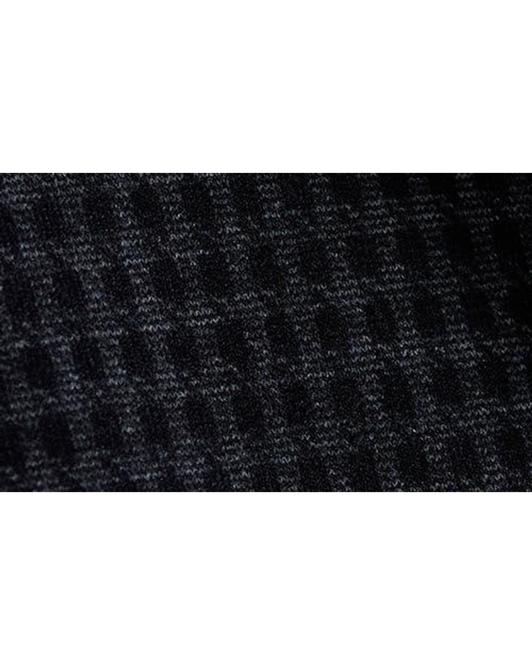 Bugatchi Black Knit Button-Up Shirt for men